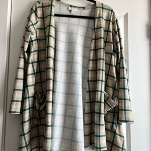 Plaid Cardigan